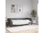 Dark grey daybed 90x190 cm fabric KJVM96775