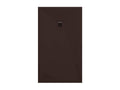 Lysvia Plus smooth chocolate shower tray with color grid - 110x80 cm WQKS27769