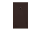 Lysvia Plus smooth chocolate shower tray with color grid - 110x80 cm WQKS27769