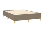 Upholstered bed base with mattress 140x190 cm Fabric PYCY03483