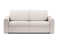 Lysvia Express Convertible Sofa 140cm, 16cm Thick Mattress, Ivory Lysvia Bouclé Fabric NJQE23154