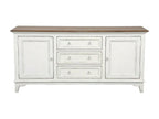 White Wood 2-Door Sideboard Base - Lysvia XFUO06988