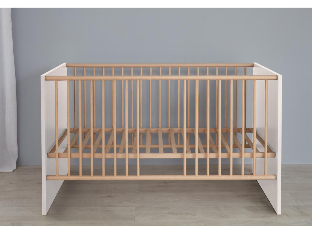 Elariva Baby Cot, 1 Open Compartment, White. AJEU74762