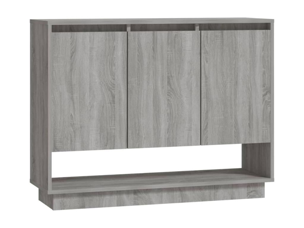 Grey sideboard 97x31x75 cm Engineered wood NCCO23449