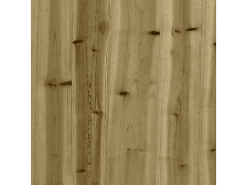 Gabion-style garden bench, 33x31x42 cm, impregnated pine wood, IVHM37491