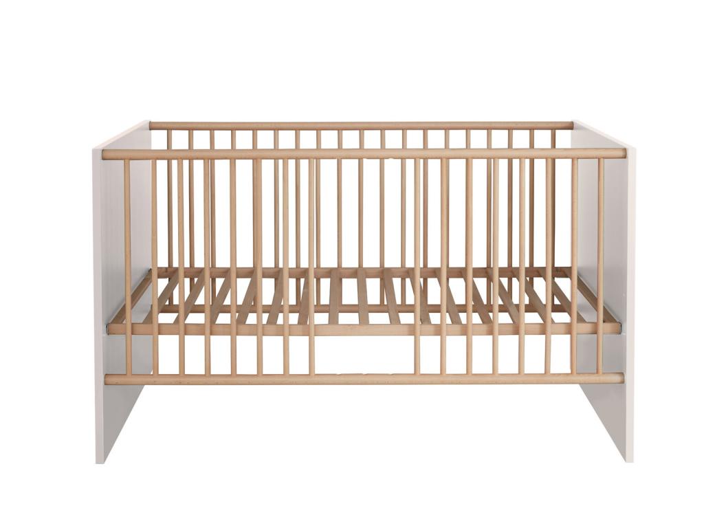 Elariva Baby Cot, 1 Open Compartment, White. AJEU74762