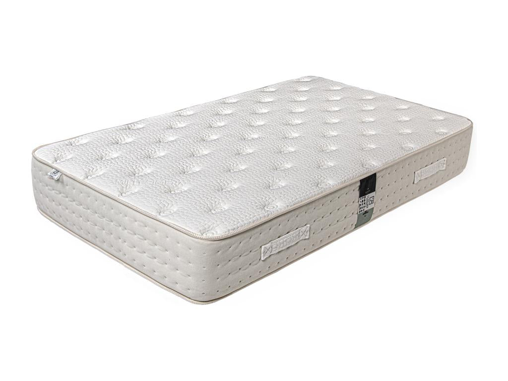 Mattress set 90x190 cm 26 cm beige bed base DYLK40562