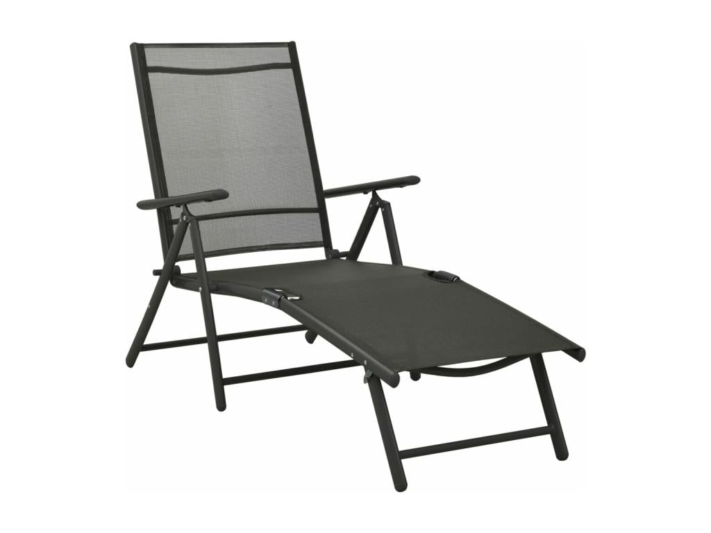 10-piece garden dining set, black and anthracite LRKG79317